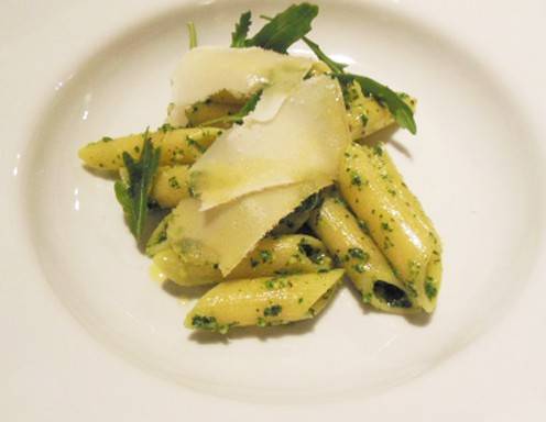 Pasta mit Ricotta und Rucolapesto Rezept