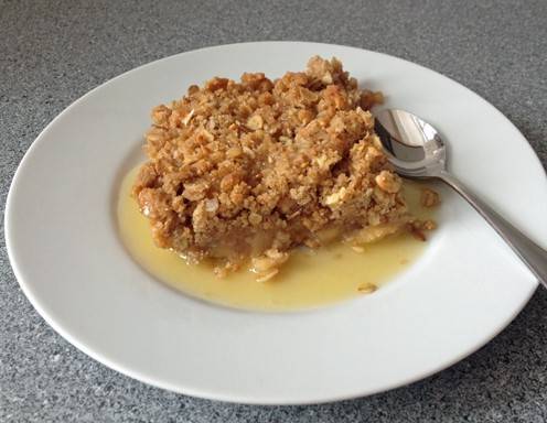 Lynchburg apple crisp