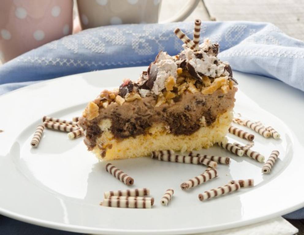 Schwedenbombentorte mit Schokolade Schwedenbombentorte mit Schokolade