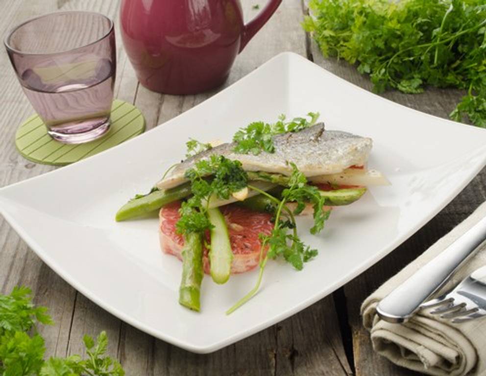 Forelle mit Spargel Forelle mit Spargel