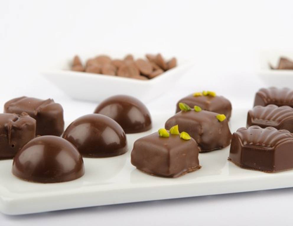 Amarenamarzipanpralinen Amarenamarzipanpralinen