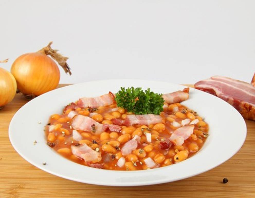 Baked Beans mit Schweinefleisch Baked Beans mit Schweinefleisch