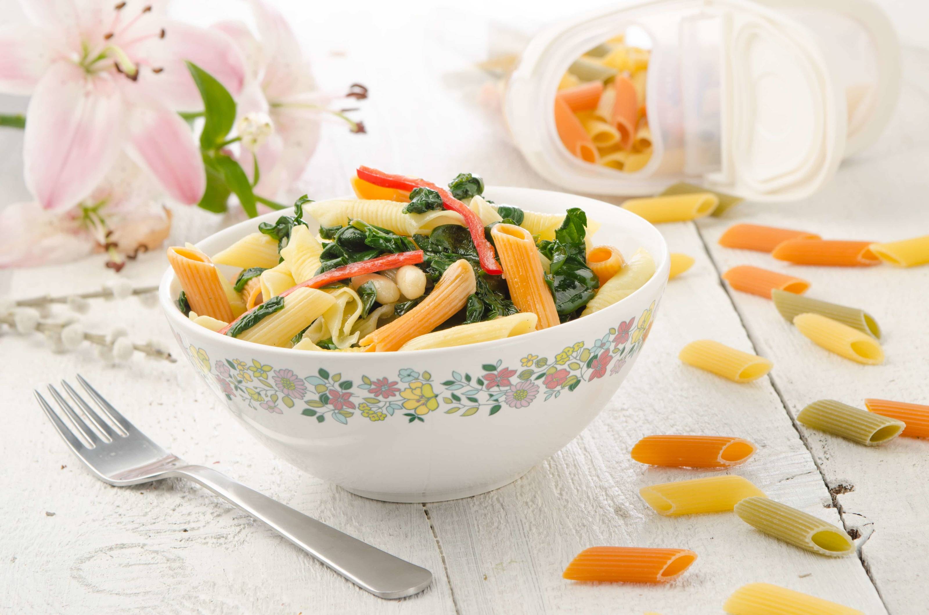 Nudelsalat mit Bärlauch