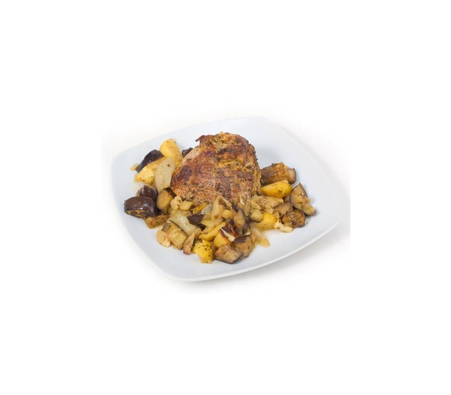 Schweinebauch "Asia Style" mit Ananas und Kohlrabi