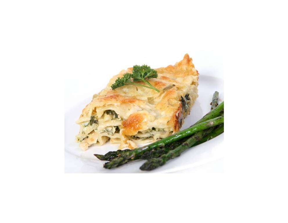 Topfenlasagne mit grünem Gemüse Topfenlasagne mit grünem Gemüse