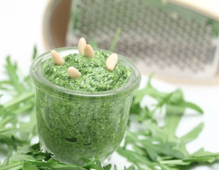 Pesto mit Rucola Pesto mit Rucola