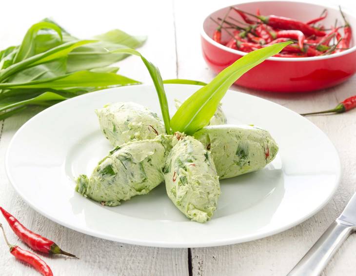 Bärlauch-Chili-Butter Bärlauch-Chili-Butter