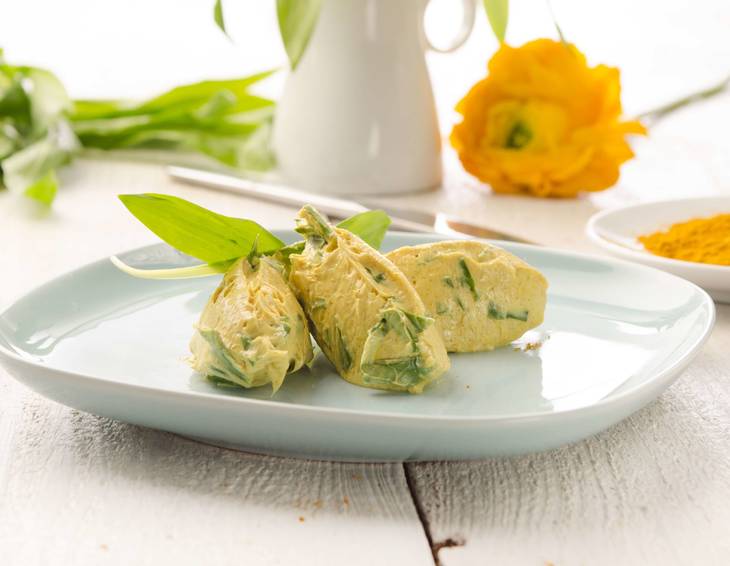 Bärlauch-Curry-Butter Bärlauch-Curry-Butter