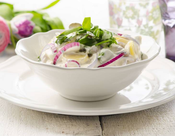 Erdäpfel-Bärlauch-Salat Erdäpfel-Bärlauch-Salat