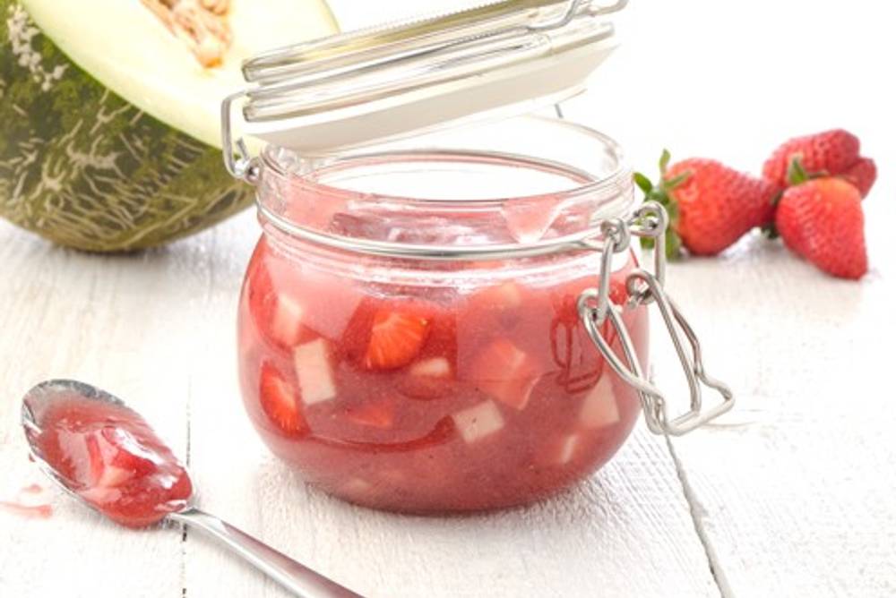 Erdbeer-Melonen-Marmelade Rezept Erdbeer-Melonen-Marmelade Rezept