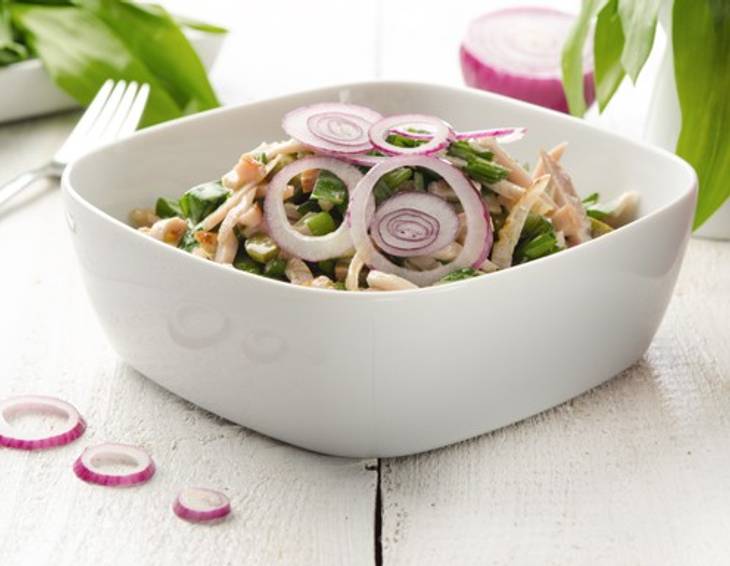 Schweinsbraten-Bärlauch-Salat Schweinsbraten-Bärlauch-Salat