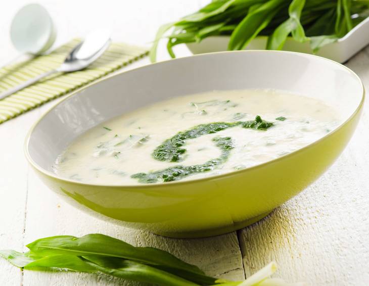 Spargel-Bärlauch-Suppe