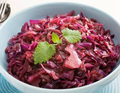 Rotkraut mit Apfel nach Omas Rezept