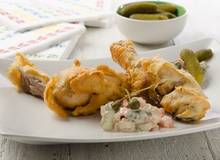 Hühnerkeulen im Bierteig Hühnerkeulen im Bierteig