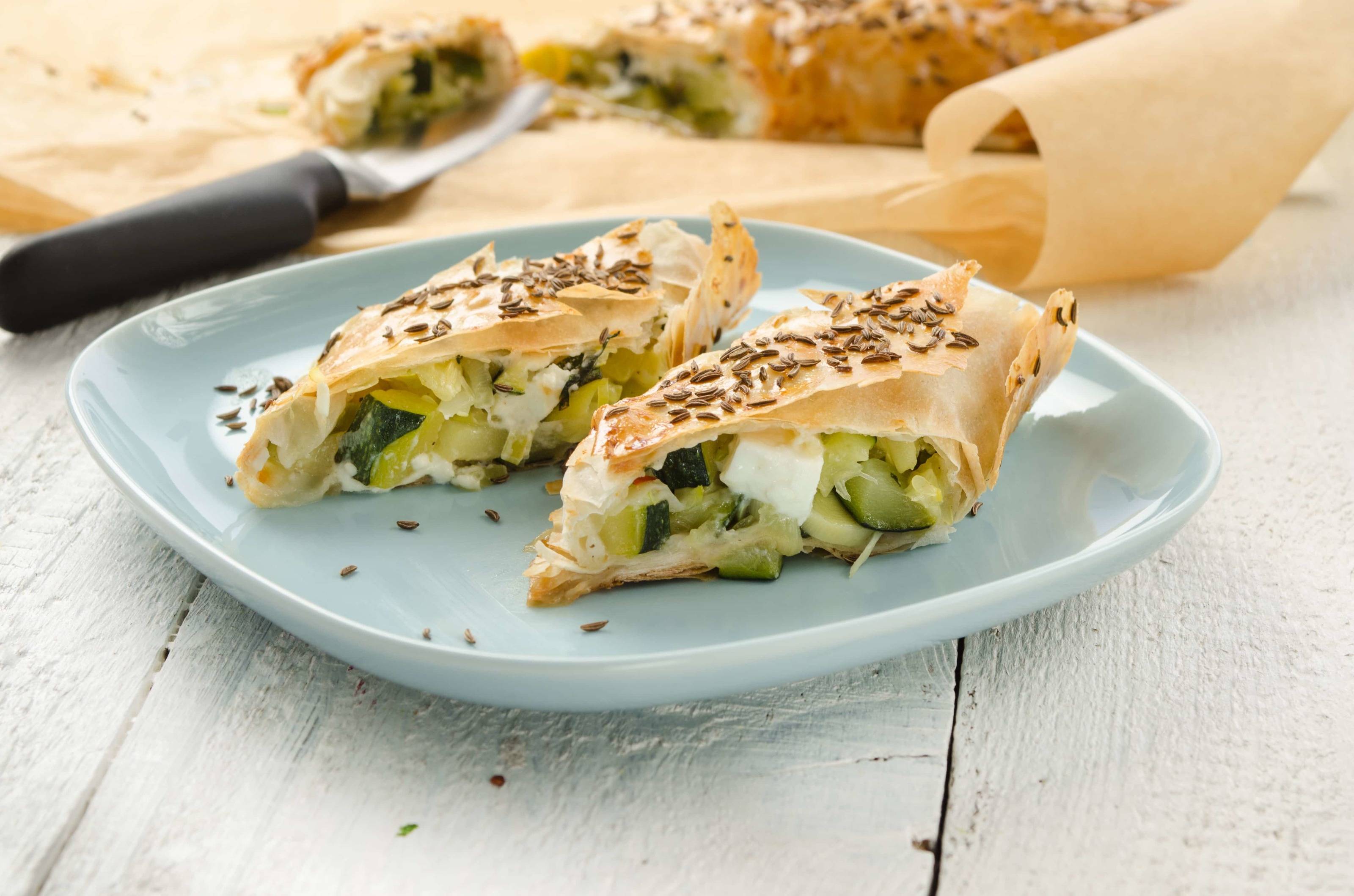 Zucchinistrudel