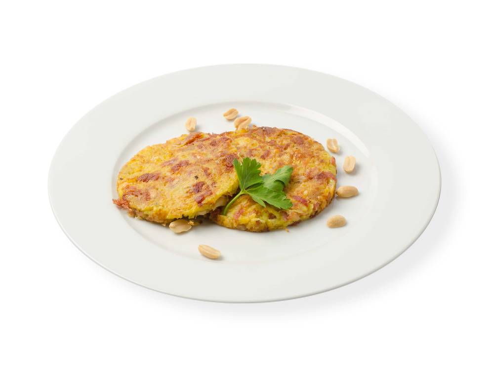 Erdnusspuffer mit Schinken Erdnusspuffer mit Schinken