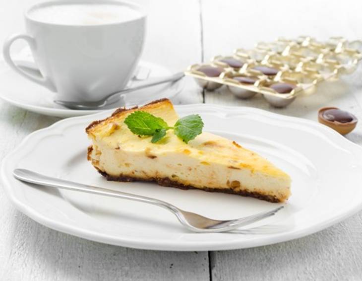 Gebackener Toffifee Cheesecake Gebackener Toffifee Cheesecake