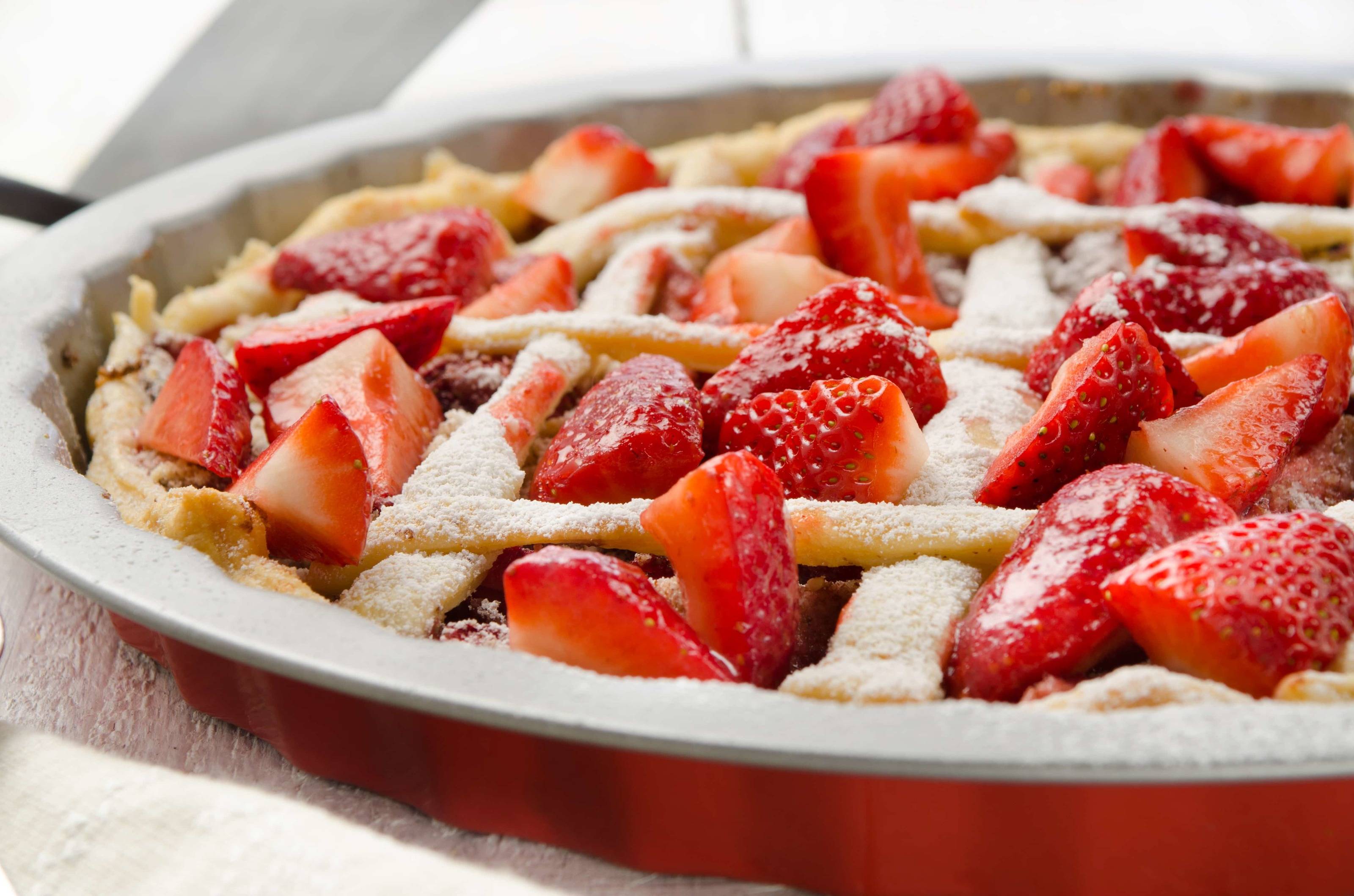 Knusprige Erdbeertarte Rezept - ichkoche.ch