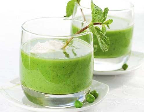 Erbsen-Minze-Suppe