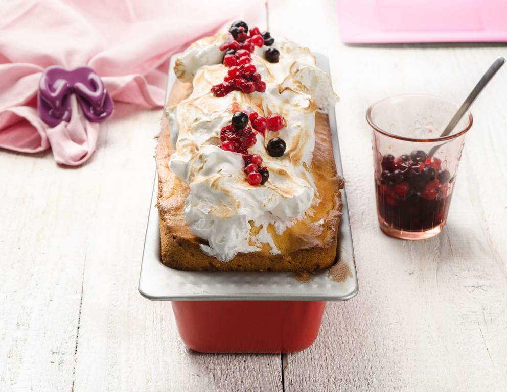 Ribiselkuchen mit Schneehaube Ribiselkuchen mit Schneehaube