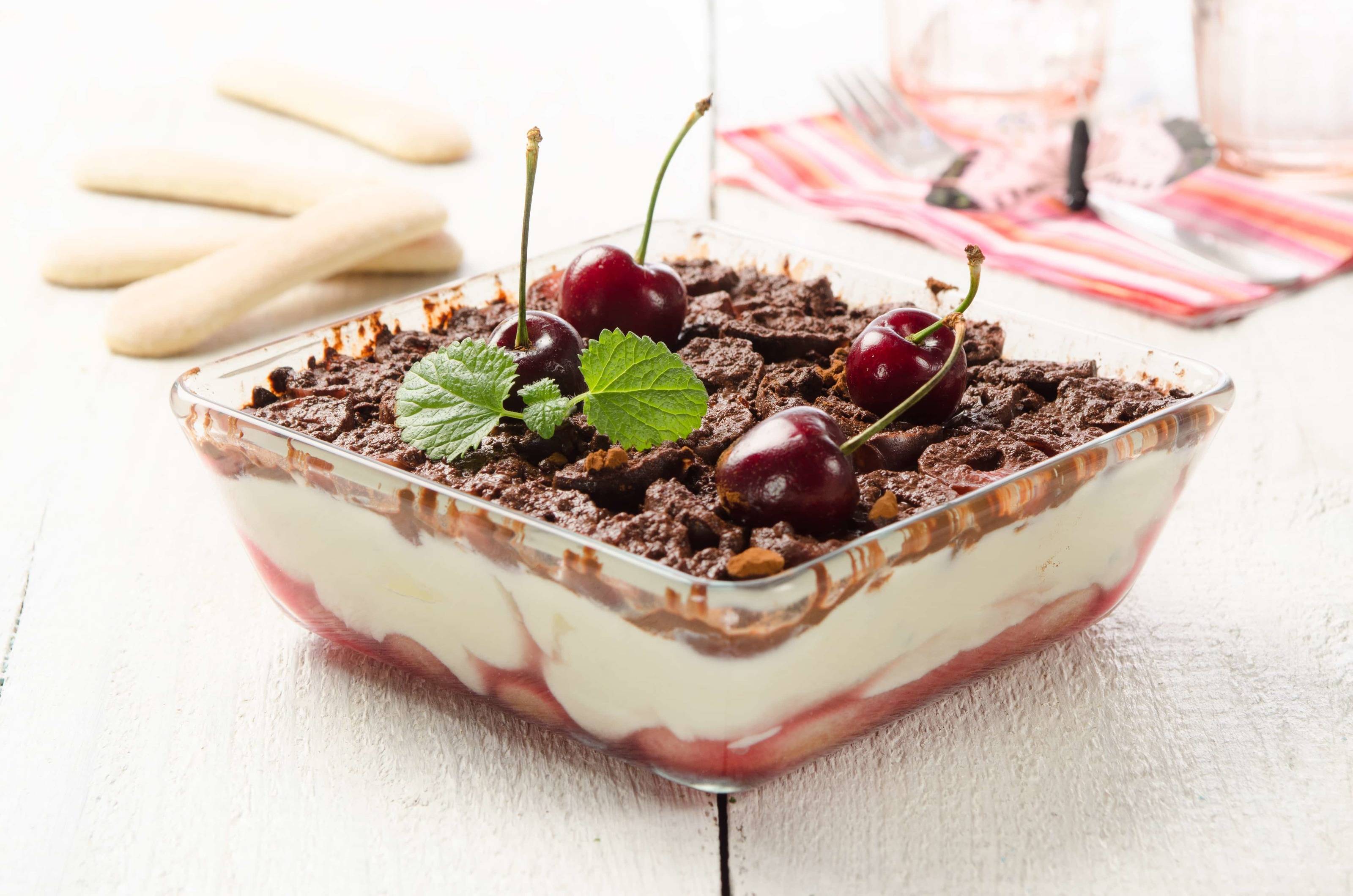 Kirsch-Tiramisu Rezept