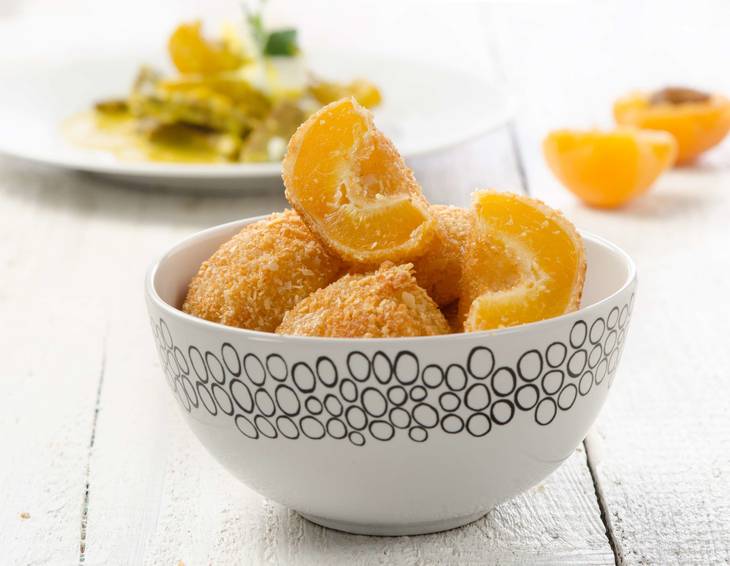 Panierte Marillen Panierte Marillen