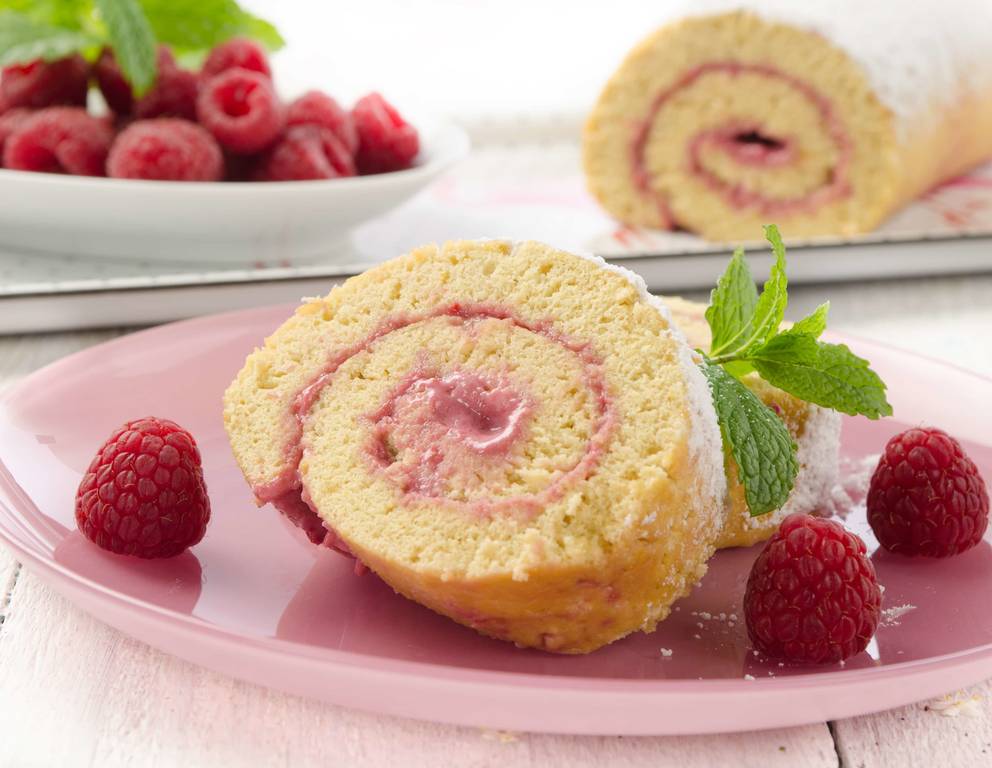 Himbeerroulade Himbeerroulade