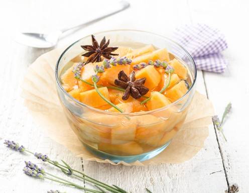 Lavendelmelonen in eigenem Sirup Lavendelmelonen in eigenem Sirup