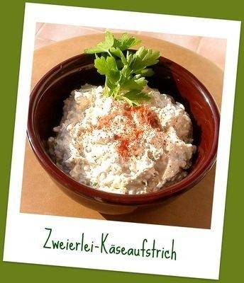 Zweierlei Käseaufstrich Rezept - ichkoche.de Zweierlei Käseaufstrich Rezept - ichkoche.de
