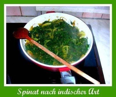 Spinat nach indischer Art Rezept - ichkoche.de Spinat nach indischer Art Rezept - ichkoche.de
