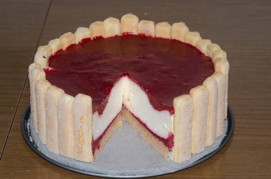 Himbeer-Buttermilchtorte