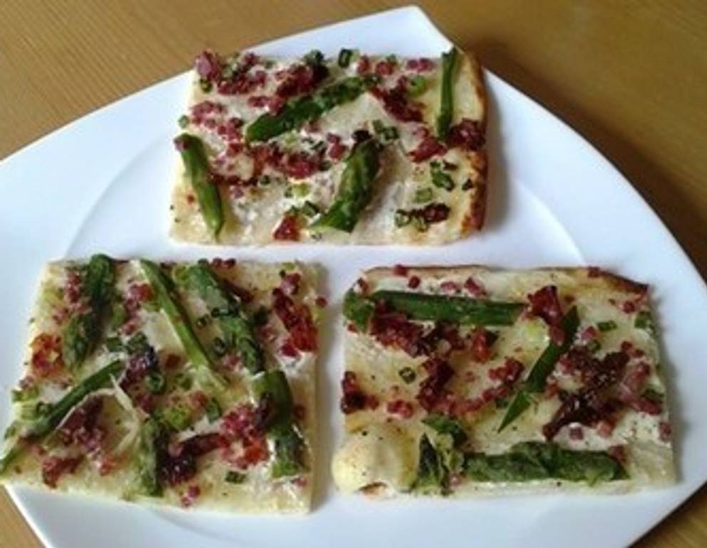 Spargelpizza Spargelpizza
