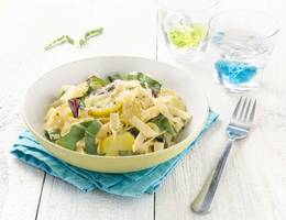 Bandnudeln mit Mangold Bandnudeln mit Mangold