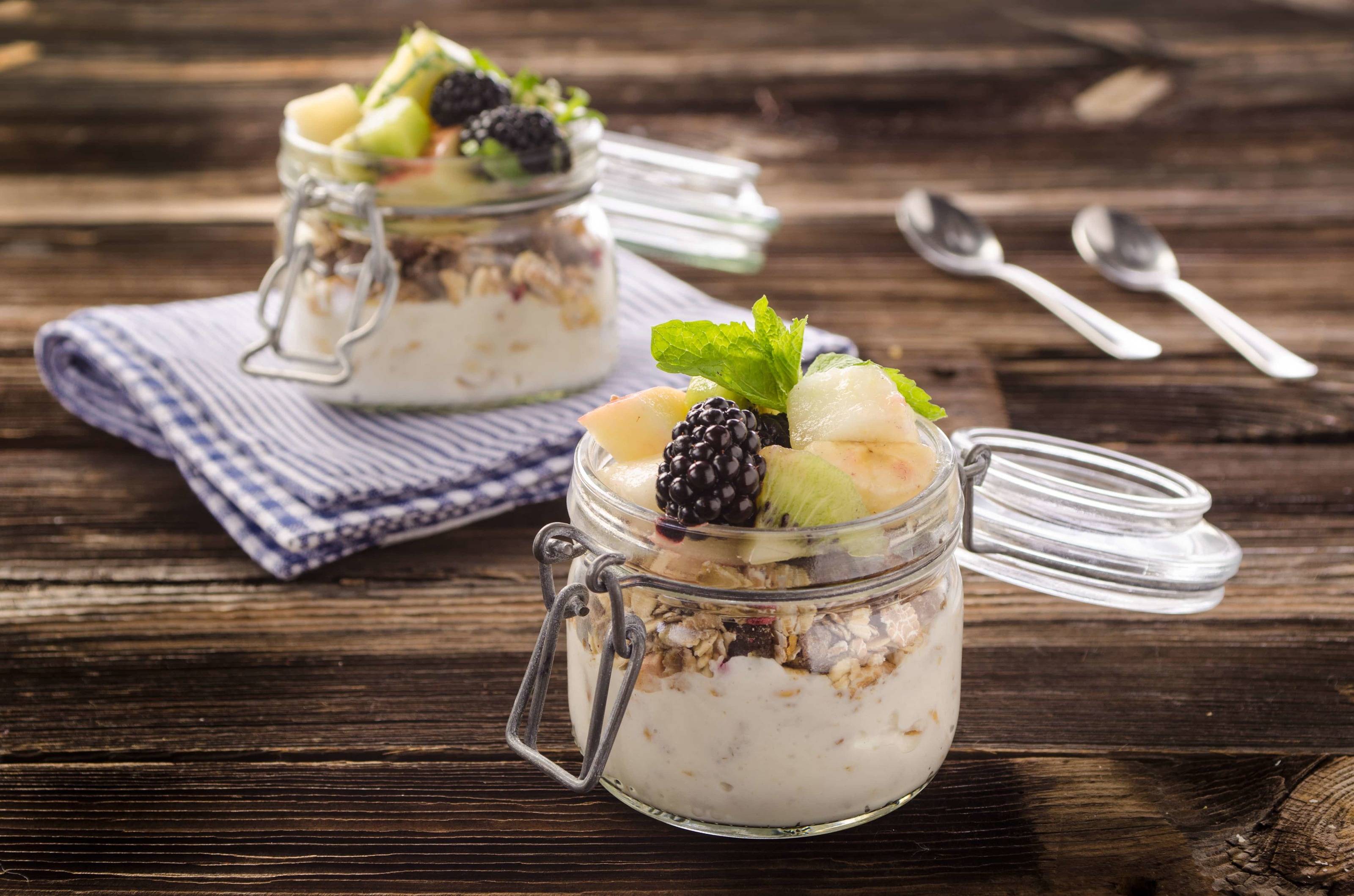 Müsli mit geröstetem Sesam