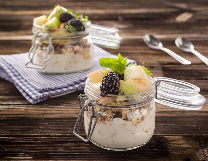 Müsli mit geröstetem Sesam