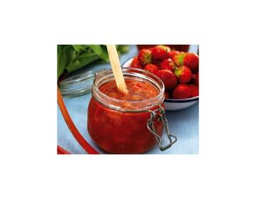 Erdbeer-Rhabarber-Marmelade aus dem Dampfgarer