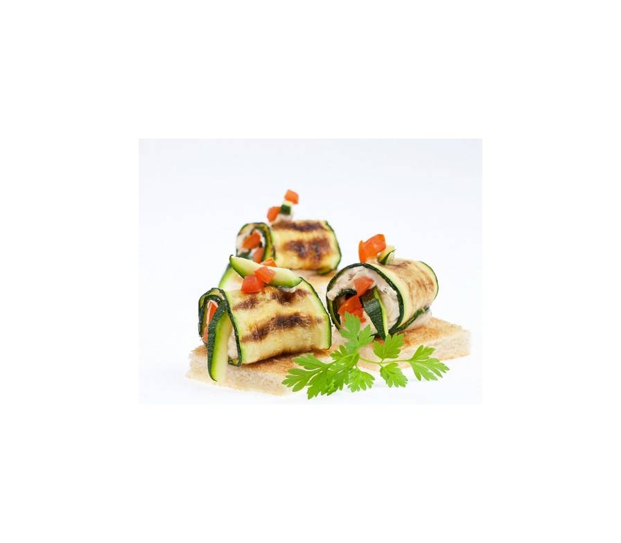 Schafskäse im Zucchinimantel 
