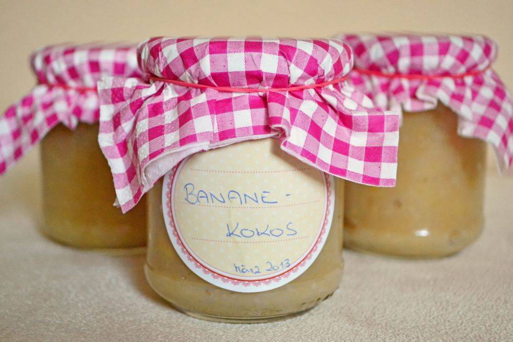 Bananen-Kokos-Marmelade Rezept - ichkoche.de Bananen-Kokos-Marmelade Rezept - ichkoche.de
