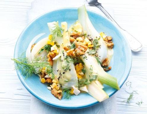 Fenchel mit Walnuss-Vinaigrette