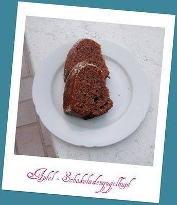 Apfel-Schokoladengugelhupf