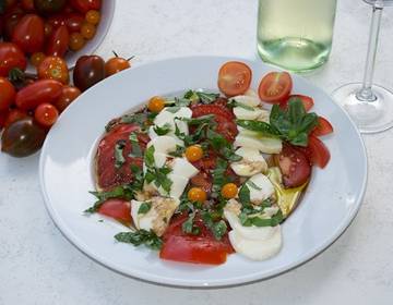 Mozzarella und Tomaten Mozzarella und Tomaten