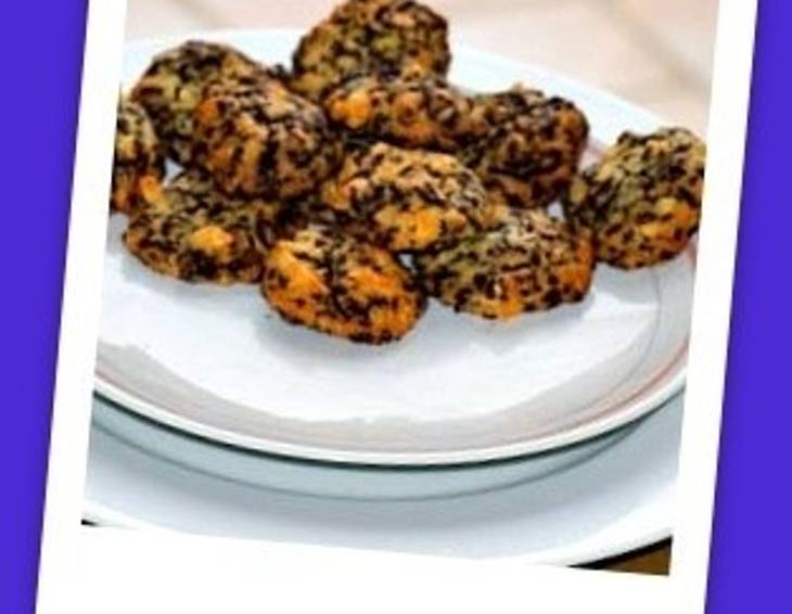 Schoko-Mandelhäufchen Schoko-Mandelhäufchen