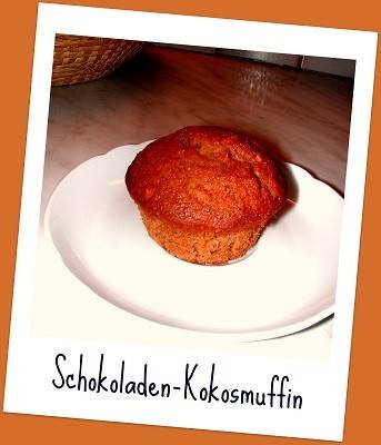 Schokolade-Kokosmuffins Rezept - ichkoche.ch