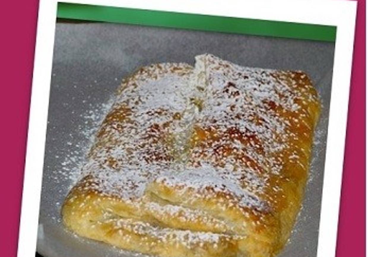 Topfenstrudel aus Plunderteig Rezept - ichkoche.at Topfenstrudel aus Plunderteig Rezept - ichkoche.at