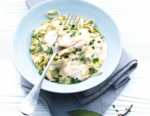 Bandnudeln mit Lengisch-Oberssauce