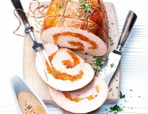 Gefüllte Putenbrust aus dem Dampfgarer Rezept ichkoche.ch