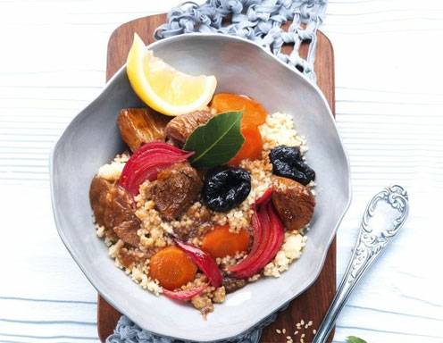 Lammtajine mit Backpflaumen