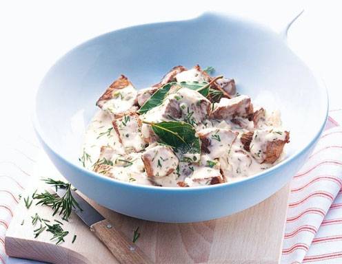 Schwedisches Lammragout in Dillsauce