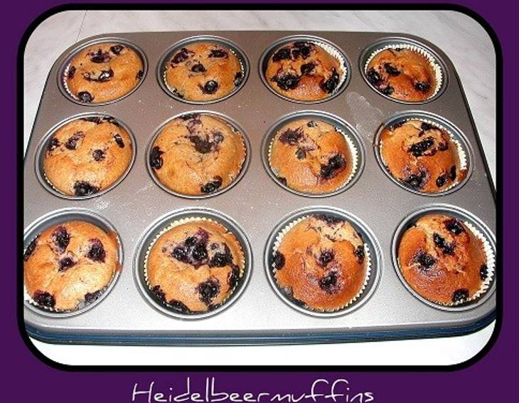 Heidelbeermuffins Heidelbeermuffins