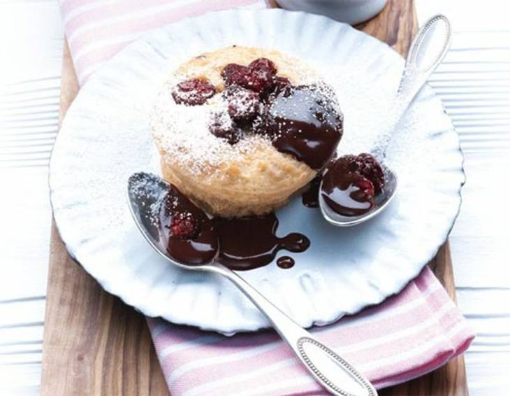 Lebkuchen-Cranberry-Soufflé aus dem Dampfgarer